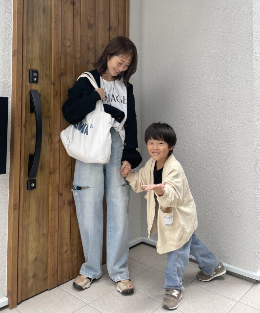 デニムリンクコーデ