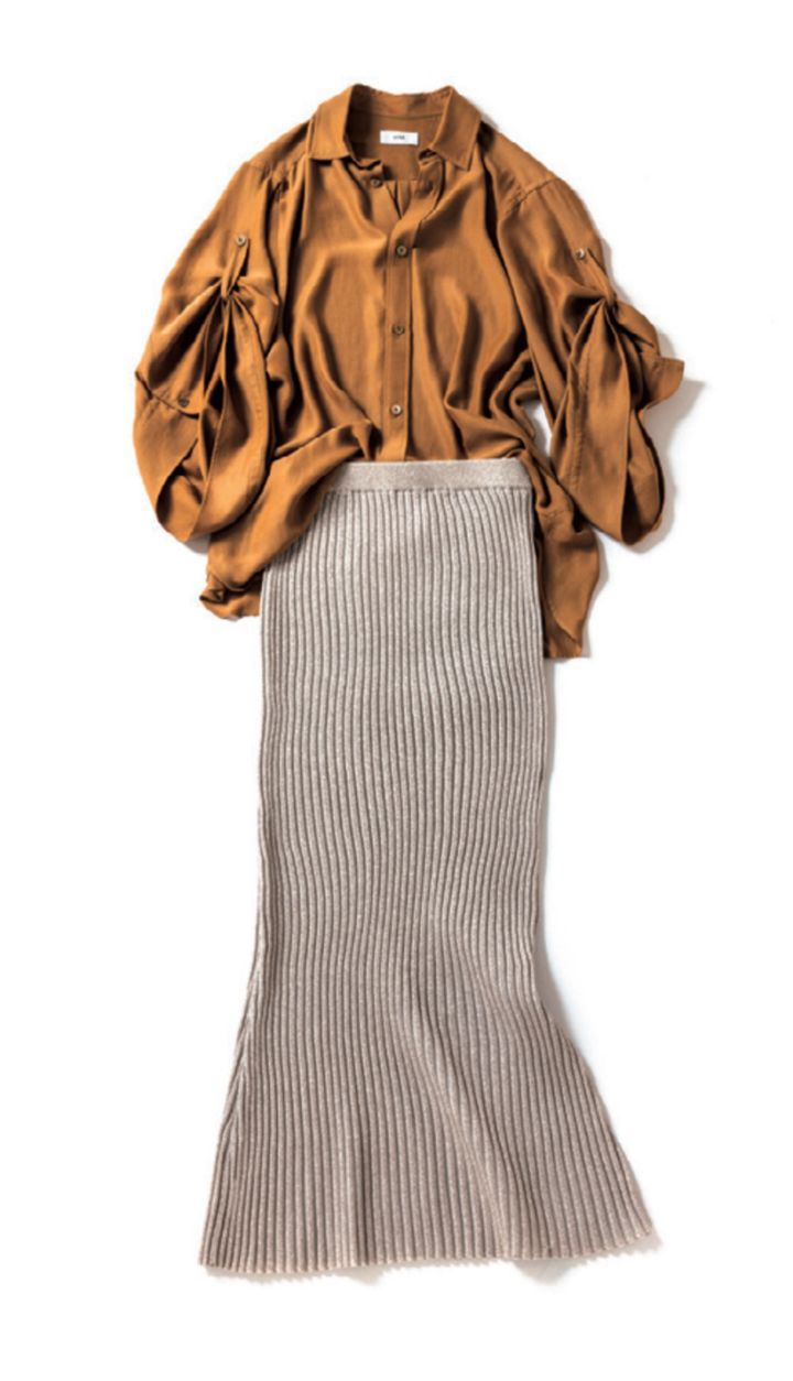 ニットスカート シャツ ウィムガゼット ハイク