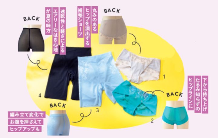 補正ショーツ ガードル ピーチジョン アモスタイル ワコール エミリーウィーク