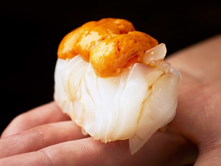 不動前『鮨 りんだ』の「イカウニ」