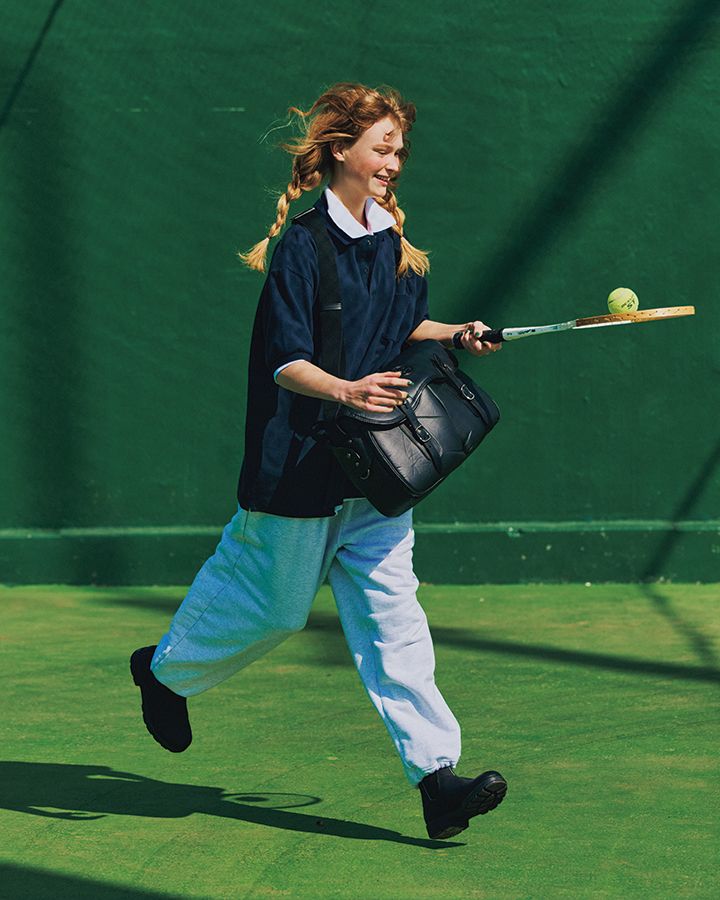 ポロシャツにスウェットパンツを合わせたルーズトラッドスタイル【本日のFUDGE GIRL-6月5日】