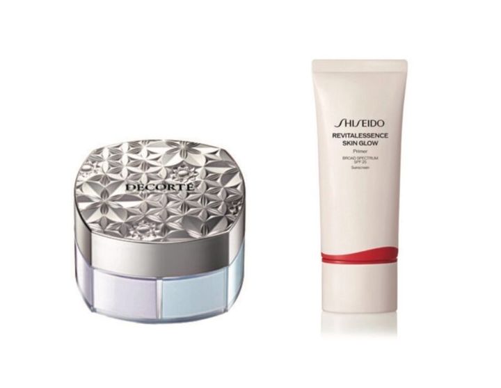 頬のたるみを引き上げる 下地とパウダー