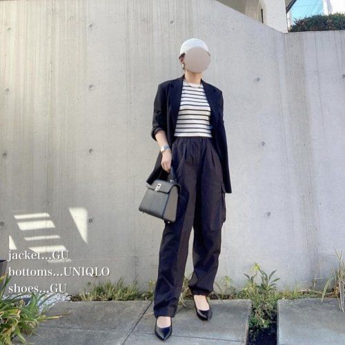 ジーユー_ニットクロップドタンクトップ_4