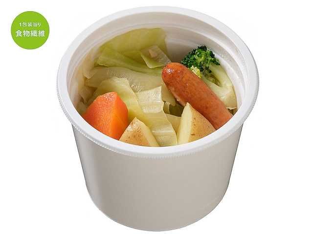 野菜を食べるポトフ