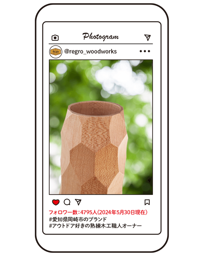 regrowoodworksの代表アイテム