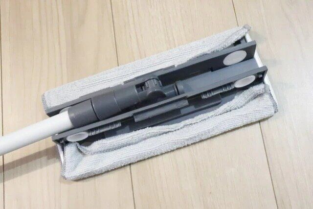 ダイソー クリップ型モップ（マイクロファイバークロス1枚付） クロスの取り換え方法