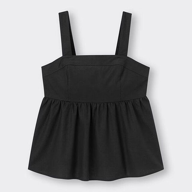 GUリネンブレンドキャミソール