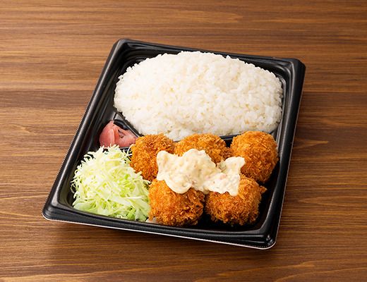 ごはん大盛！青森県陸奥湾でとれたホタテフライ弁当