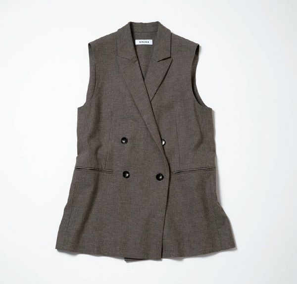 2024年春夏のジレは、ダブルがおすすめ