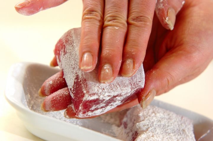 マグロのカツの作り方2