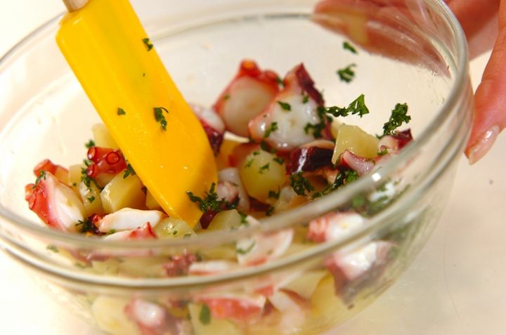 タコとジャガイモのマリネの作り方4