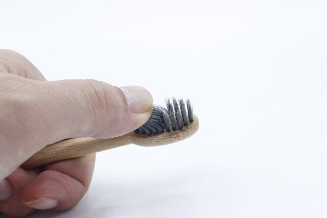 スタンダードプロダクツの珍しい竹の歯ブラシ 大人用（細）二本入