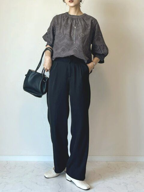 ブラウスを使ったコーデ2