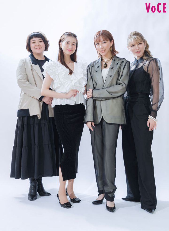 美弥るりかさん、夢咲ねねさん、天寿光希さん、天真みちるさん