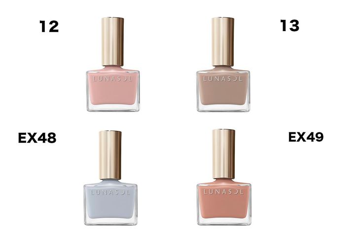 「ルナソル ネイルポリッシュ」新色4色（うち限定2色）／2,200円（税込み）