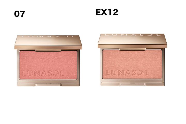 「ルナソル カラーリングシアーチークス（グロウ）」新色2色（うち限定1色）／2,750円（税込み）