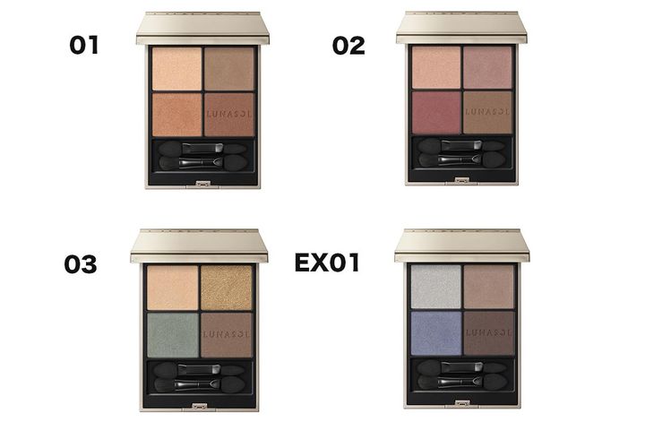 「ルナソル アイカラーレーションN」全4種（うち限定1種）／7,700円円（税込み）