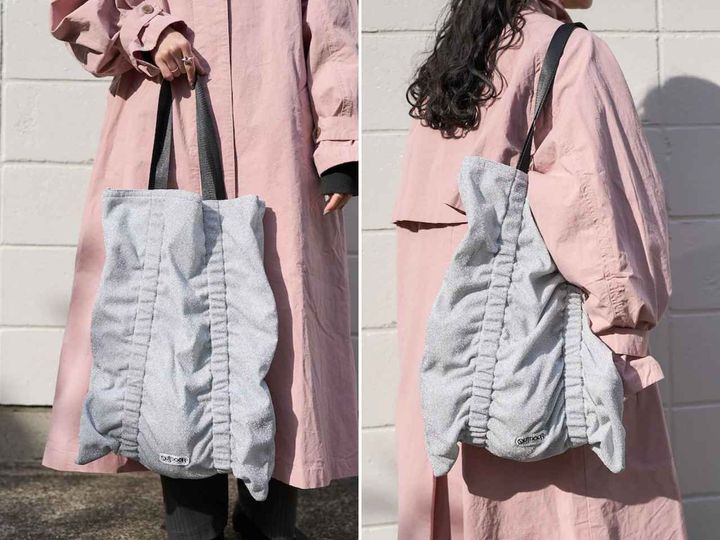 画像: 「別注 ラメギャザー 2wayバッグ」[縦55×横42cm]￥7,700【アウトドアプロダクツ×フリークス ストア】 出典：フリークス ストア