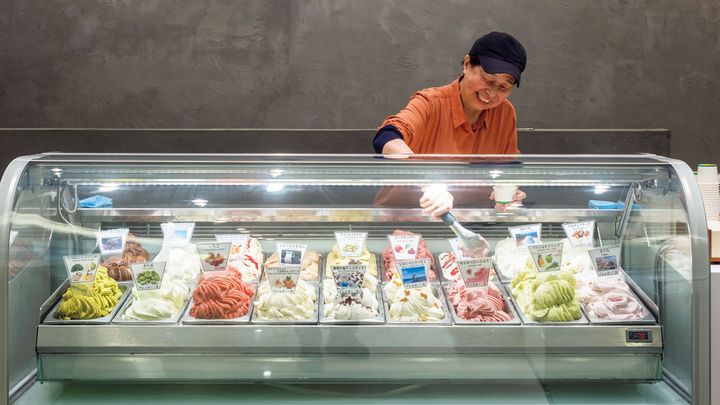 マルガーラボの店内