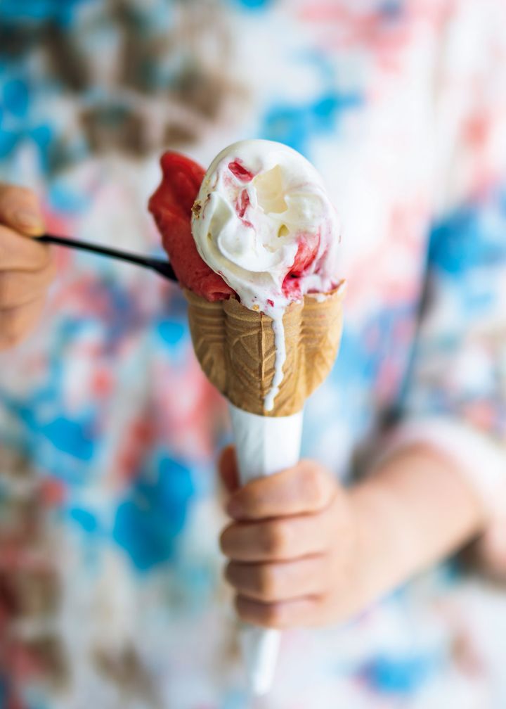 ダブルコーンアイス