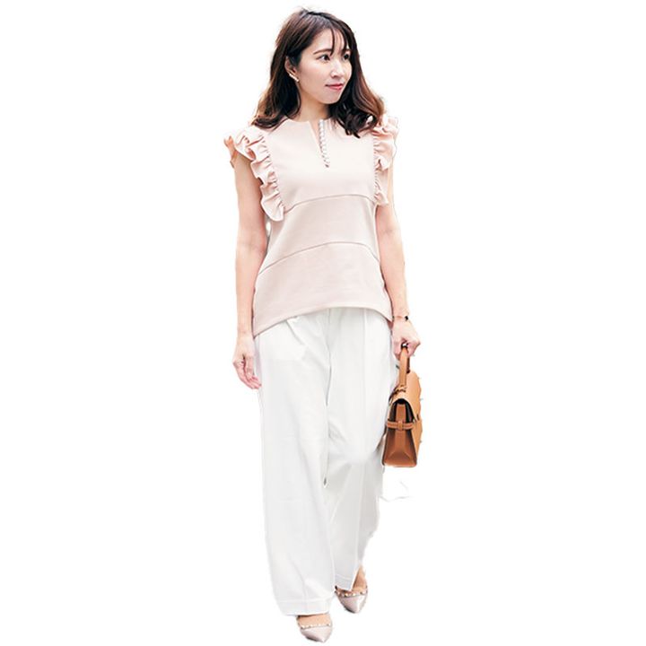 キレイめママの全身コーディネート