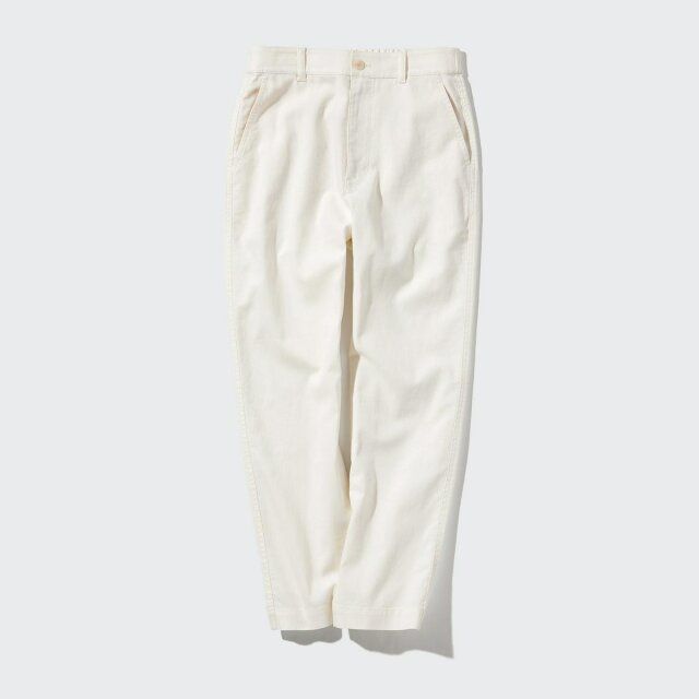 ユニクロ リネンコットンテーパードパンツ