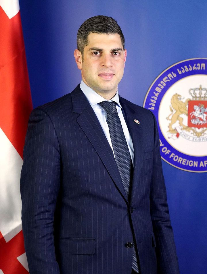 駐日ジョージア大使、ティムラズ・レジャバ氏。ジョージア大使館サイトより