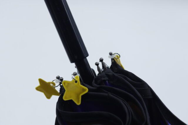 セリアの星型傘ミニチャーム 