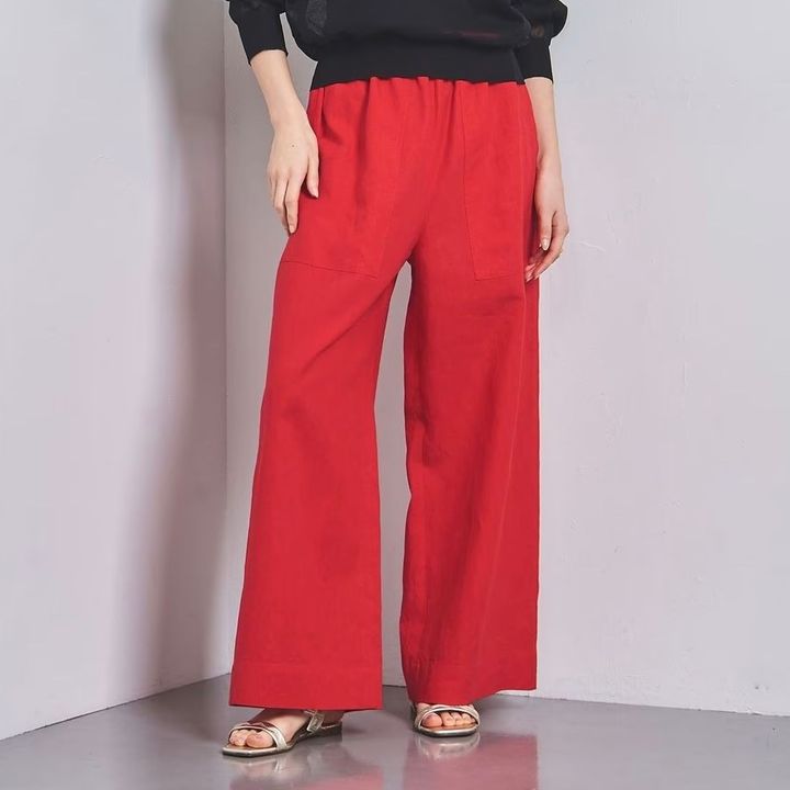 画像: 「パッチポケット リネンパンツ」￥19,800 出典：ユナイテッドアローズ