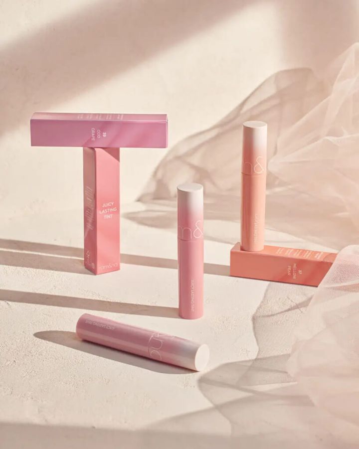 「ロムアンド」の新色リップ「ジューシーラスティングティント」