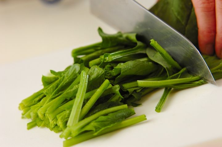 ホウレン草のソテーの作り方1