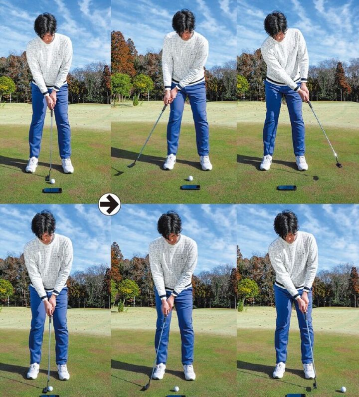 3パットをなくす練習法は“スマホ”を使う！スクエアな構えの覚え方