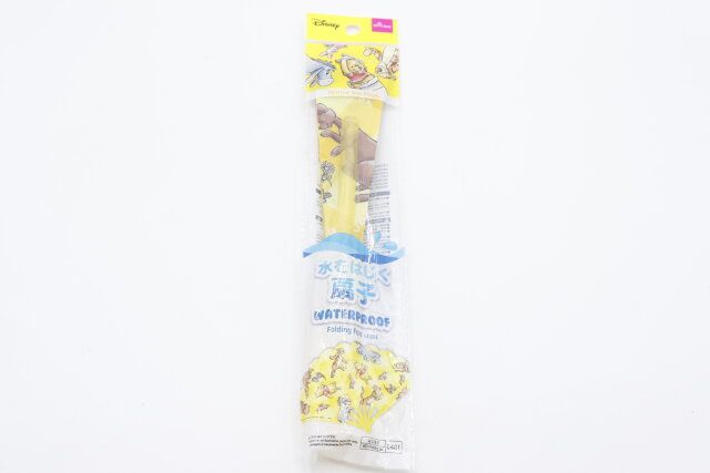 ダイソー 水をはじく扇子（くまのプーさん） パッケージ