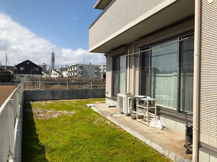 リフォーム前の庭