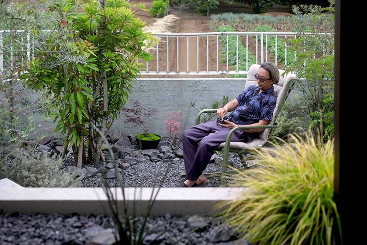 リフォーム後の庭