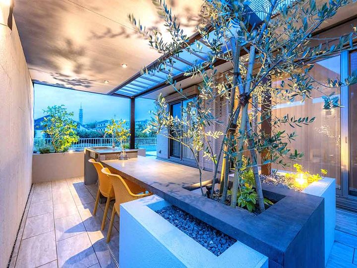 リフォーム後の庭