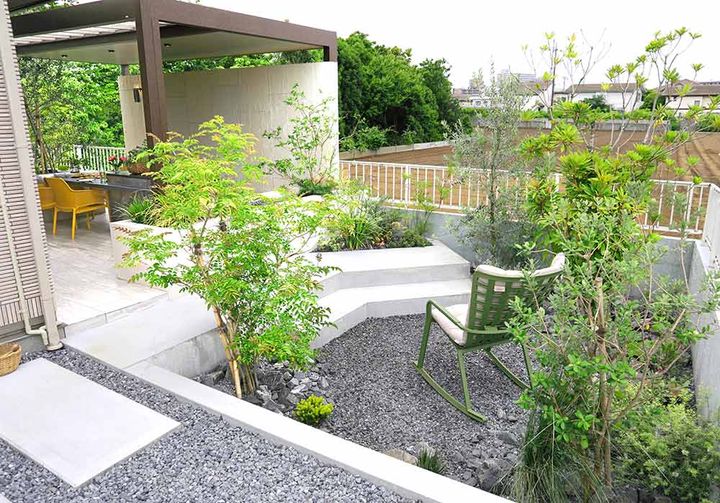 リフォーム後の庭