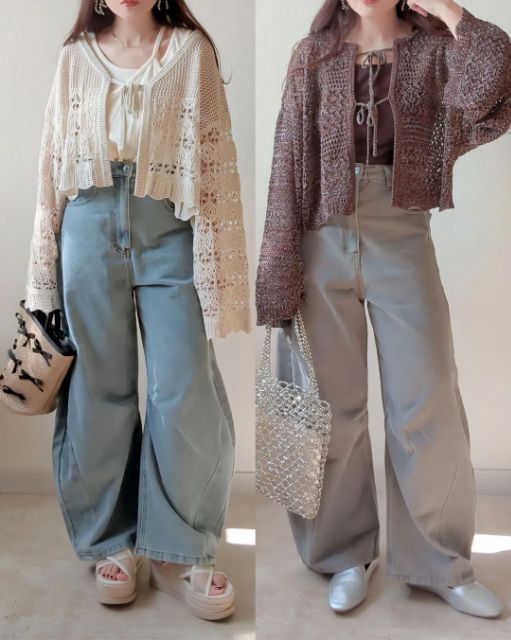 TTT*SデニムカーブPを着用したコーデ