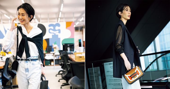 デニムコーデ,オフィスコーデ,神山まりあ