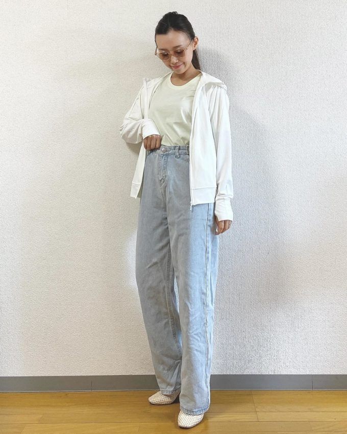 UNIQLO「エアリズムUVカットメッシュパーカ(長袖)」