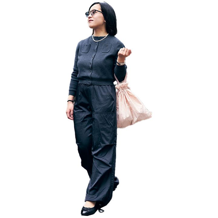 シャネルのシューズを使ったコーディネート