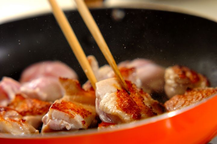 鶏のくわ焼きの作り方2