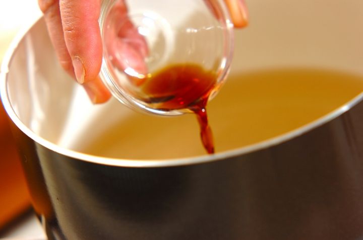 ミョウガの冷たいお吸い物の作り方1