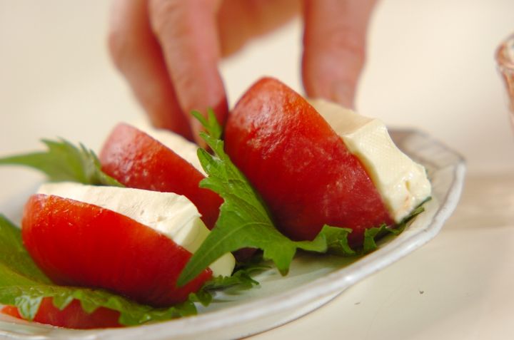 和風カプレーゼの作り方4