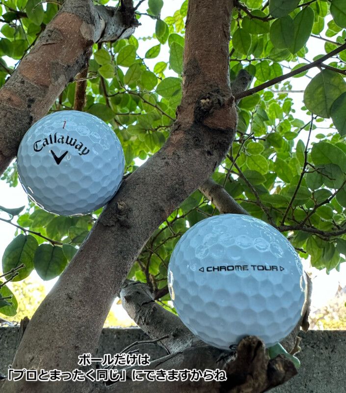 シャウフェレが愛用しているボールを編集部員が試打！「ていつもよりも飛ぶ」