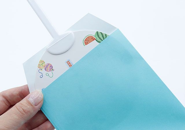 ダイソー うちわレター 封筒 郵便