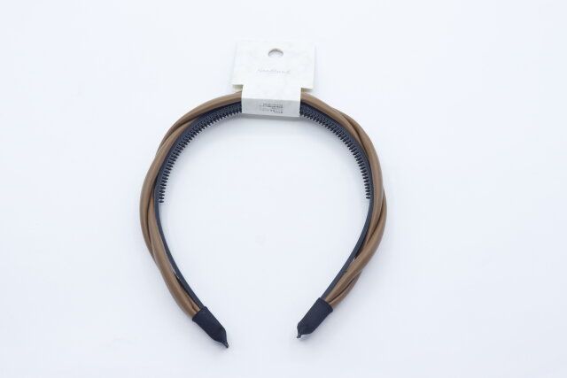 ダイソー カチューシャ（エコレザー、ツイスト） パッケージ