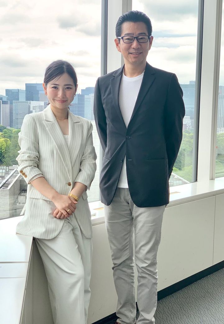 諸沢さんの人間性に、社長打診を決意したと西牧大輔現会長は語る。