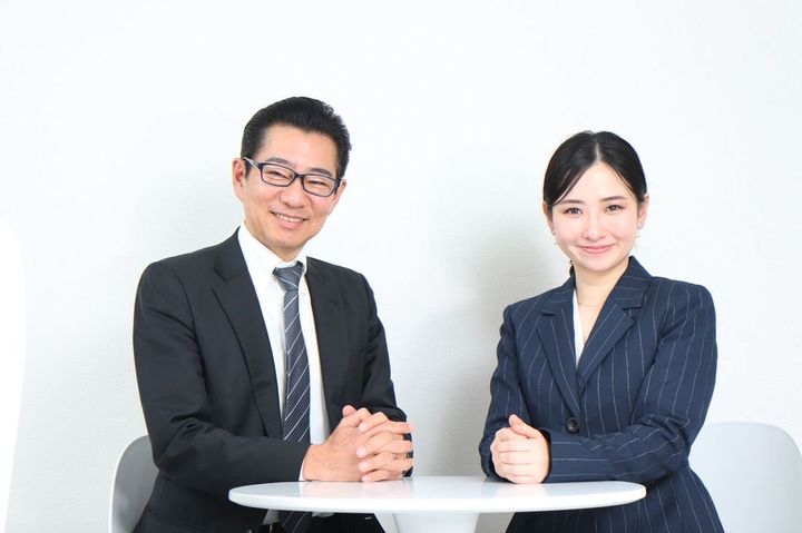 西牧大輔さんと諸沢莉乃さん