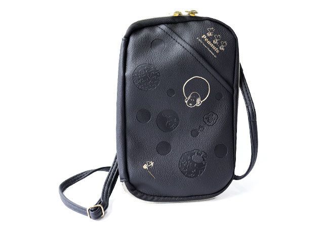 スヌーピーの黒スマホショルダー付録